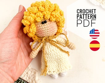 Crochet amigurumi PATTERN Baby Angel, crochet pattern pdf