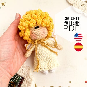Crochet Amigurumi Baby Angel PATTERN (PDF)