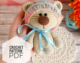 Amigurumi teddy bear toy crochet pdf pattern