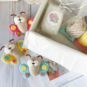 Crochet Amigurumi DIY Kit Batterfly toy image 8