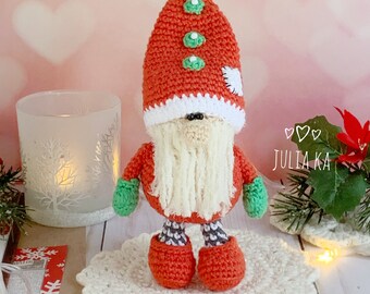 Amigurumi pattern crochet Santa Claus pdf photo tutorial