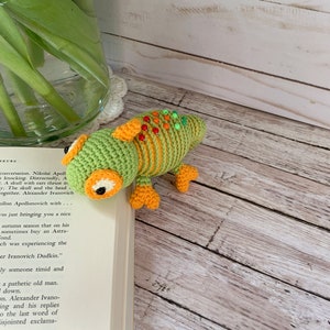 Crochet pattern, amigurumi chameleon, digital download image 4