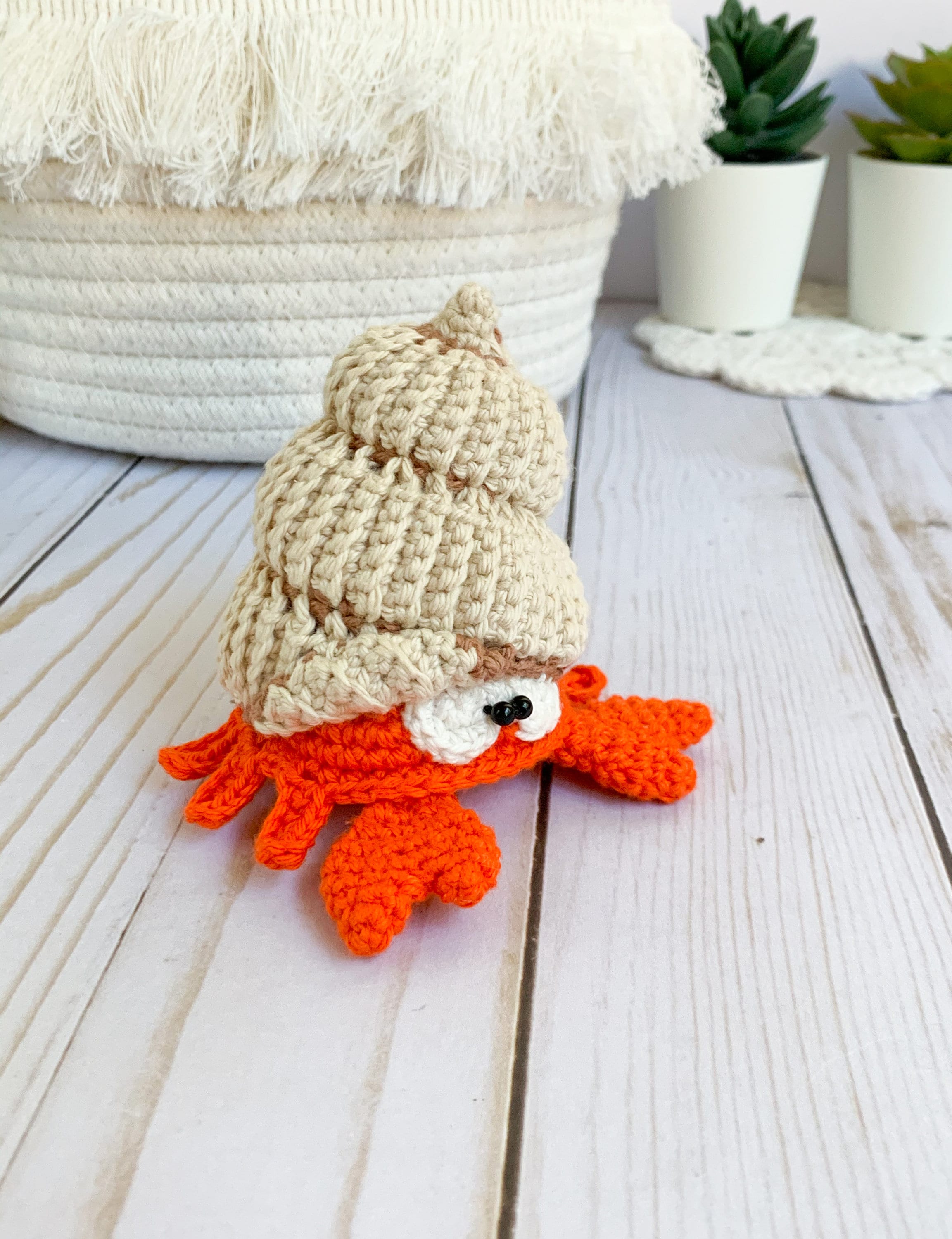 Crochet PATTERN Amigurumi Hermit Crab Toy Under the Sea Toy Etsy UK