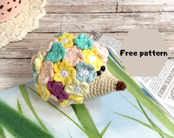 Amigurumi pattern crochet hedgehog, pdf photo tutorial