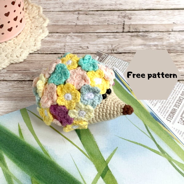 Amigurumi pattern crochet hedgehog, pdf photo tutorial