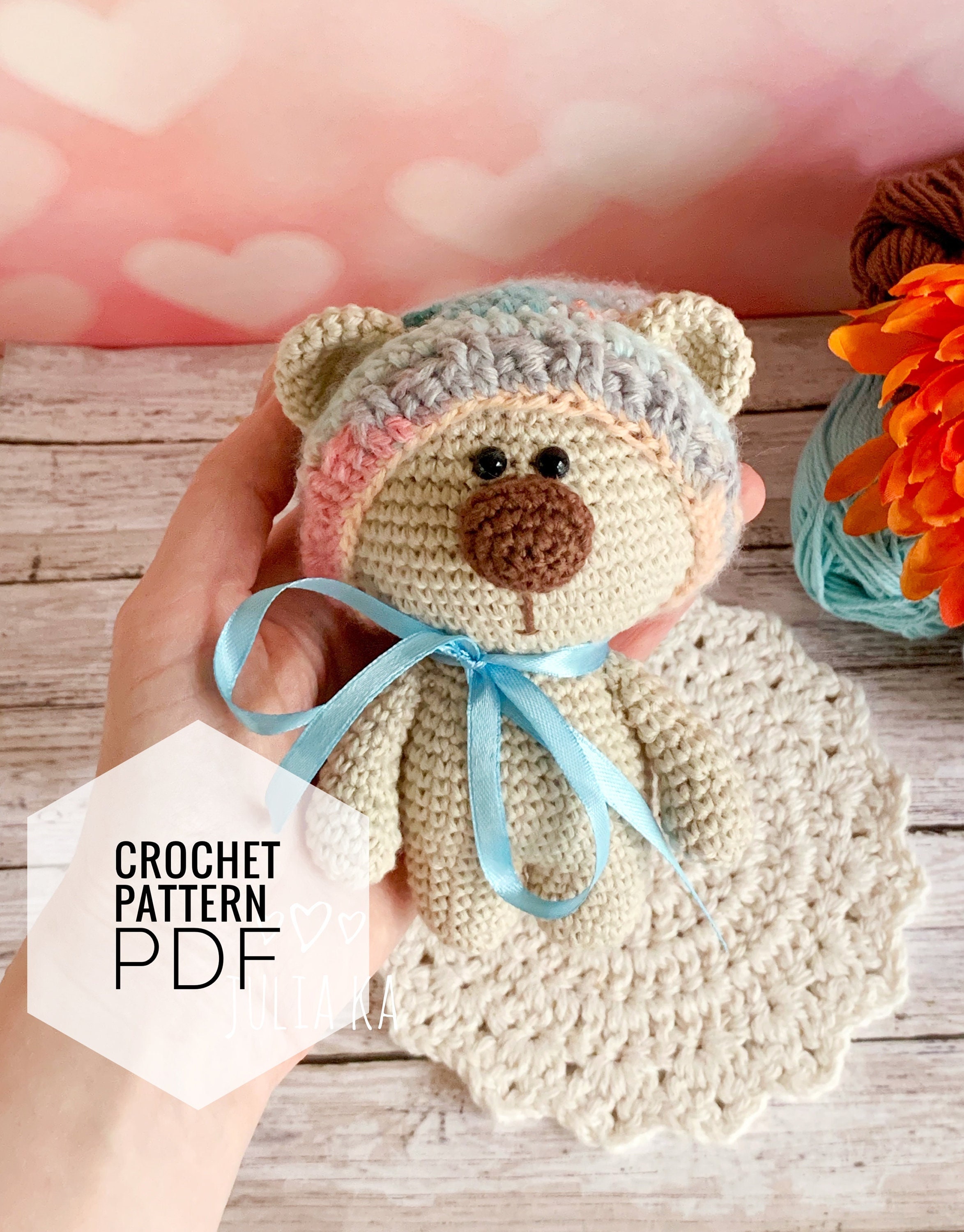 Amigurumi Teddy Bear Toy Crochet Pdf Pattern - Etsy