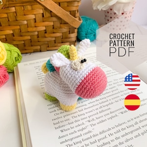 Crochet Unicorn PATTERN, amigurumi pattern pdf tutorial