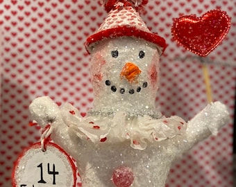 Valentine Snowman