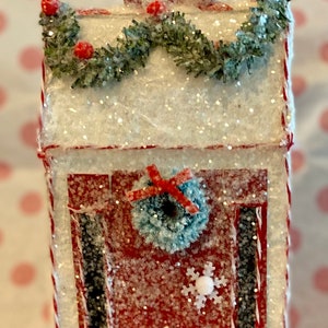 Christmas Glitter Putz House image 9