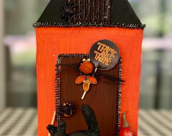 Halloween House Handmade Halloween Art