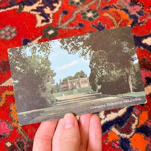 Antique British India Cawnpore Memorial Well Postcard