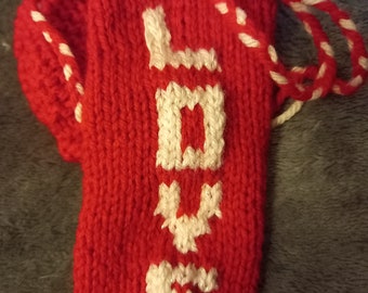 Love Valentine Willy Warmer - Stag or Hen Night or just a Naughty Giggle