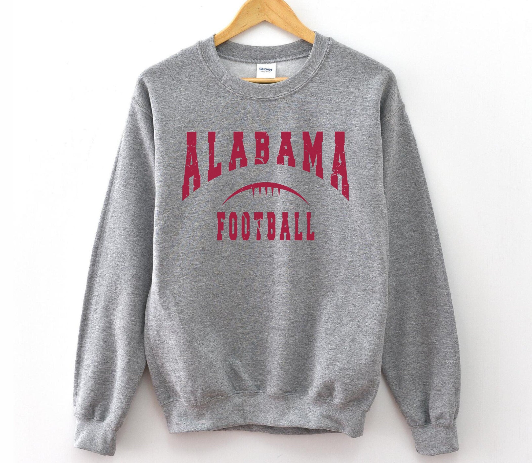 Alabama football vintage sweatshirt Crimson Tide gift Bama Etsy