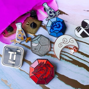 Mystery Grab Bag of Enamel Seconds Grade Pins, Blind Bag
