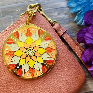 Solar Flare Enamel Collection of Pins, Keychains, and Pendant Necklaces Cosmic Dreams Enamel Collection image 6