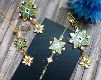 Star's Light Enamel Collection of Glitter Pins, Pendants, and Keychains | Cosmic Dreams Collection