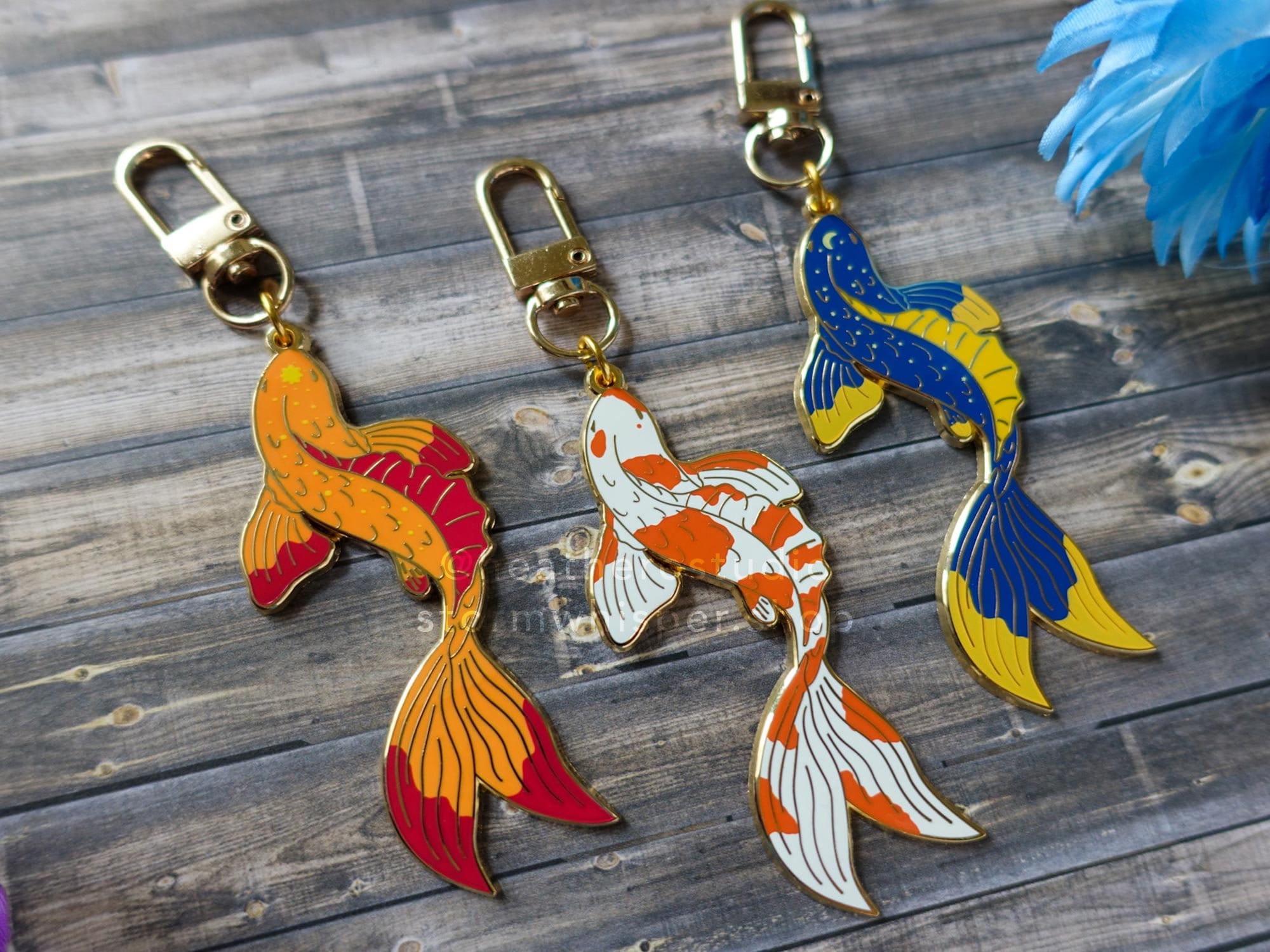 Koi fish hotsell keychain