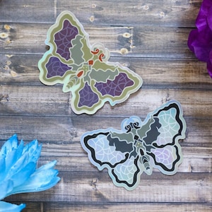 Hive Moth Holographic Sticker