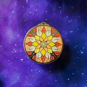 Solar Flare Enamel Collection of Pins, Keychains, and Pendant Necklaces Cosmic Dreams Enamel Collection Enamel Pin