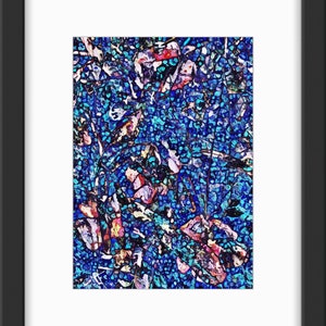 Wild Geranium Abstract I: Mosaic
