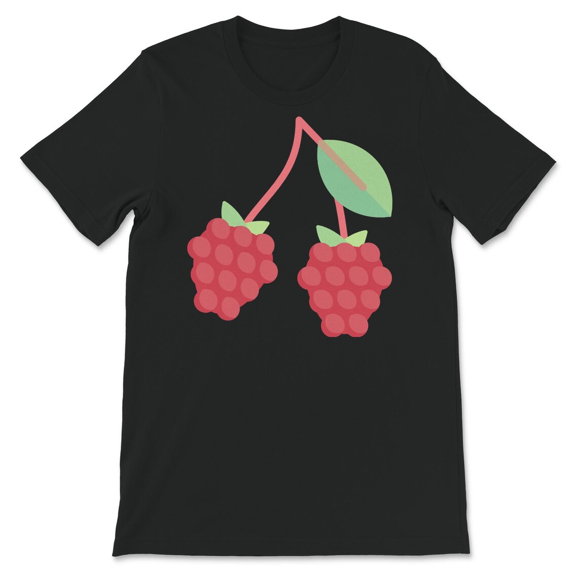 Raspberry Premium Crewneck Short Sleeve TShirt Unisex Etsy