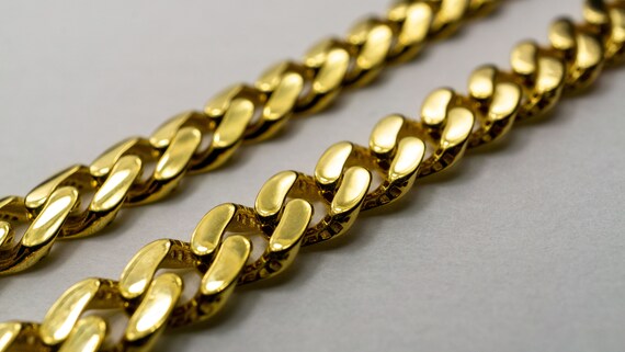 Yellow Gold 10K Hollow Miami Cuban 