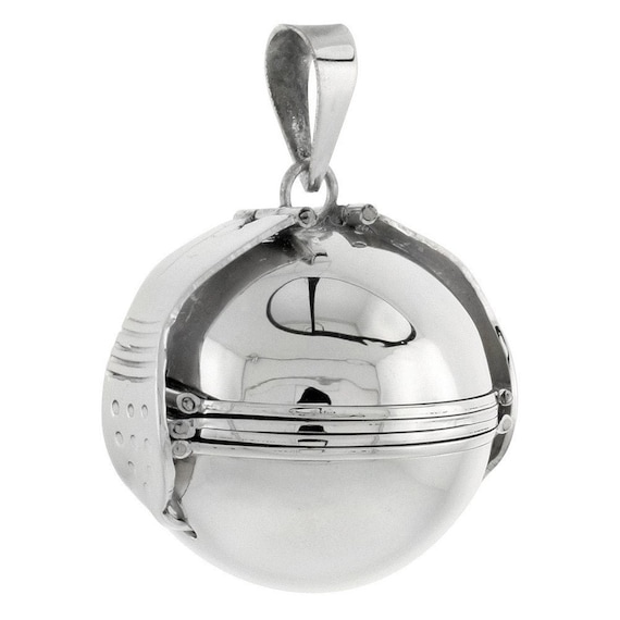Sterling silver ball locket Sterling silver ball locket