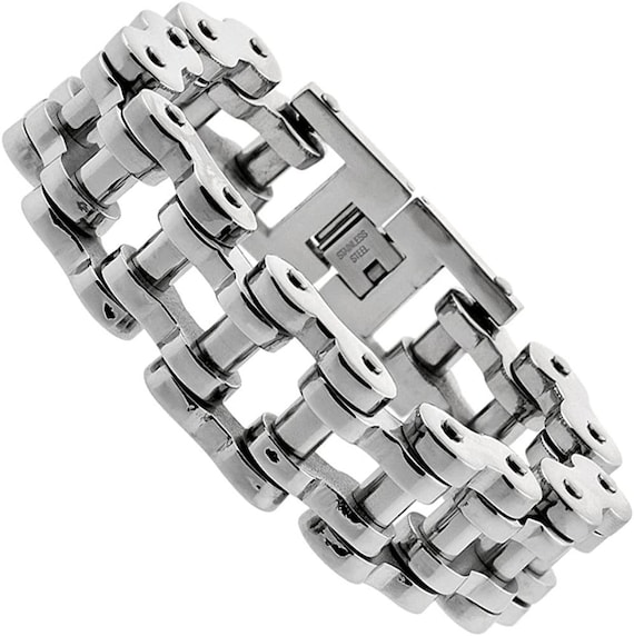 Dropship Stainless Steel Bike Chain Bracelet / BRJ2228 to Sell Online at a  Lower Price | Doba