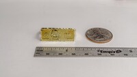 Authentic 10K GOLD Ring Knuckle Bar Multi 2 Finger Ring Hundred Dollar Bill Money For Kids