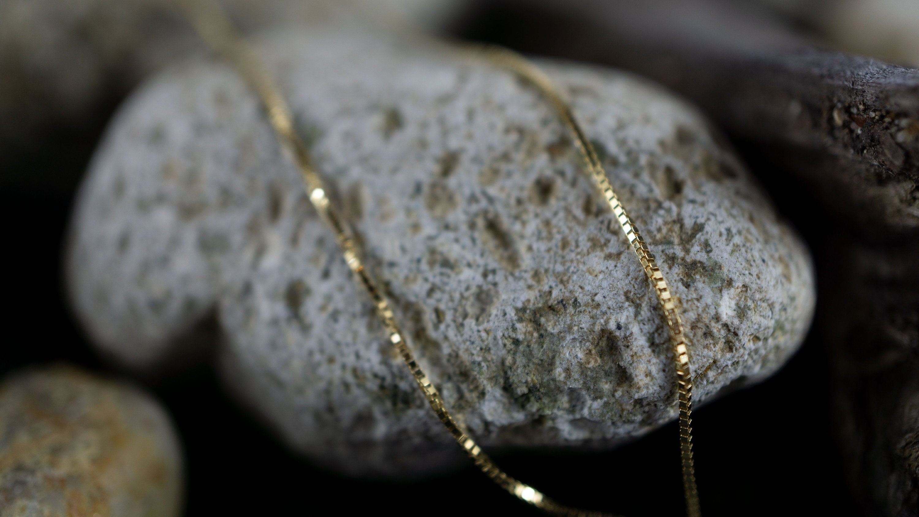 Authentic 10k Solid Gold Yellow Gold Box Chain Necklace 16/18/20/22/24 ...