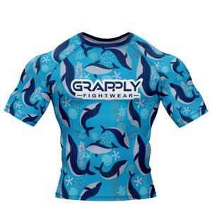 Rashguard de compression JJJ pour homme : MMA Grappling No Gi