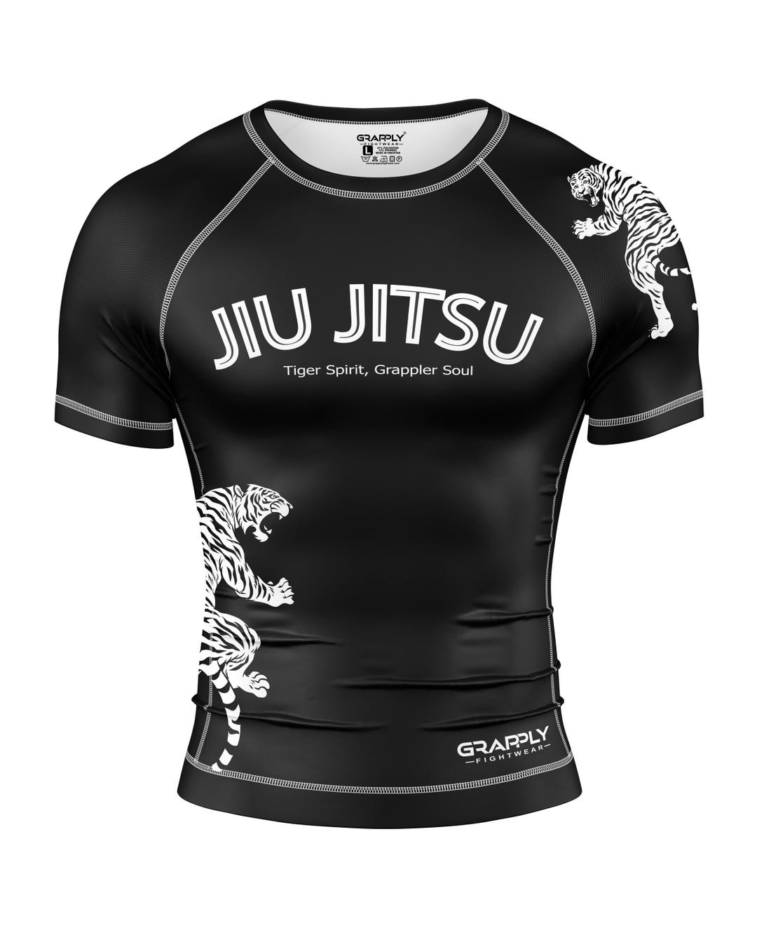 Tiger BJJ Rashguard MMA Training Rashguards BJJ Nogi Tiger Rashguard ...