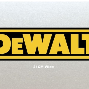 Dewalt Power Tools Logo Stickers In Custom Colors And Sizes - Foto 7