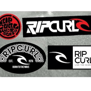 Rip Curl, Surf Board, Car, Bike, Boards, etc Unique Designs Stickers Set X 4 - High Quality Laminated