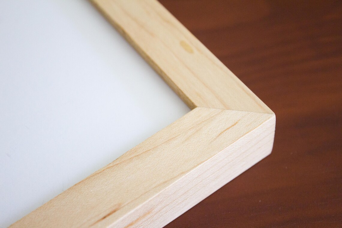 8 x 10 Select White Maple Picture Frame Etsy