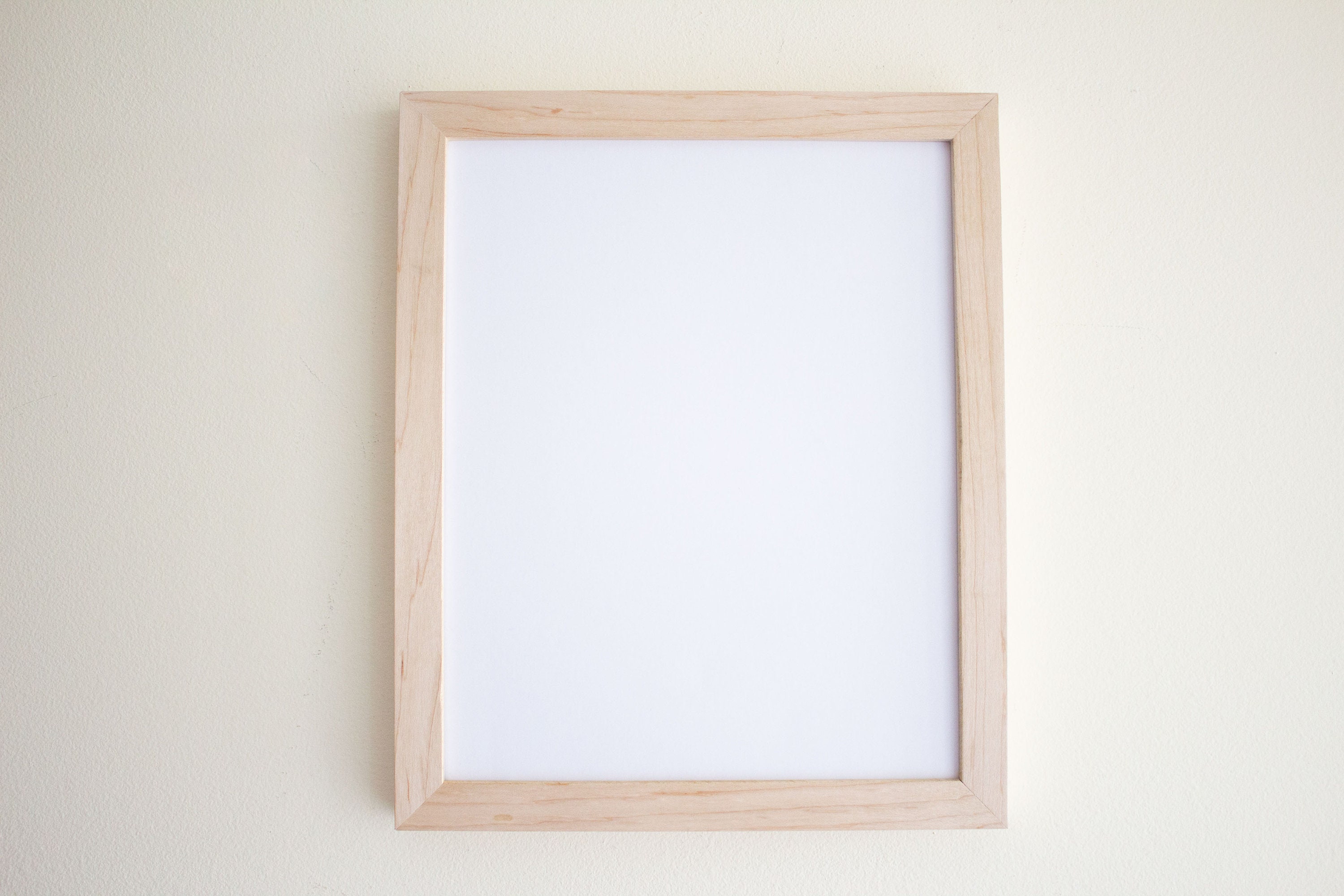 8 x 10 Select White Maple Picture Frame Etsy