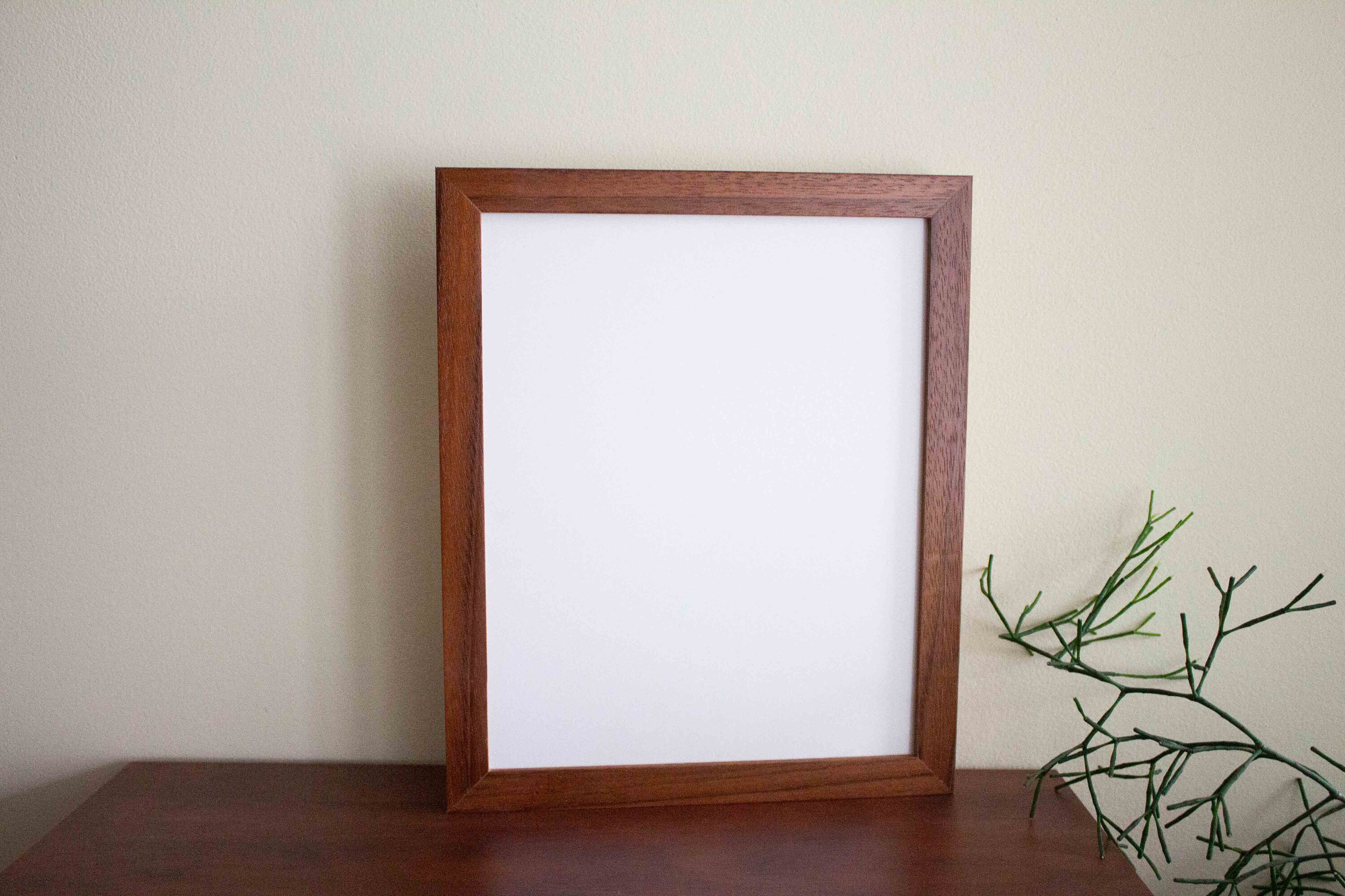 8 X 10 African Mahogany Picture Frame Etsy