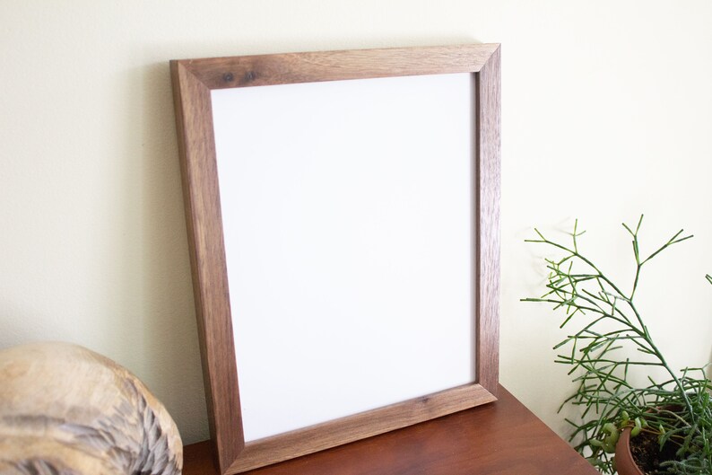8 x 10 Black Walnut Picture Frame Etsy