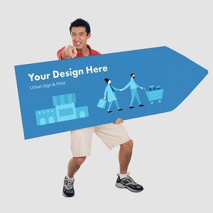 Arrow Spinner Signs | Directional Signs | Custom Sidewalk Signs | Promotional Signs