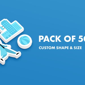500 Custom Stickers Printing | Die-Cut Stickers | Laptop Stickers