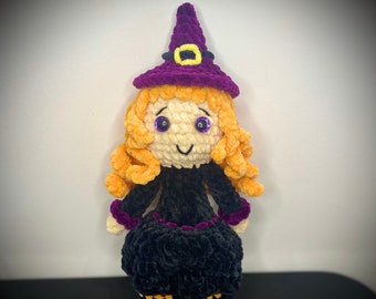 Winnie Witch crochet pattern Halloween witch crochet pattern Halloween crochet pattern witch