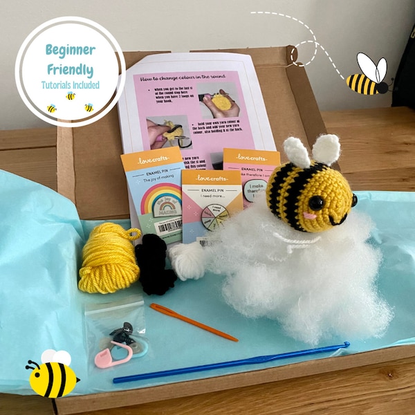 Crochet bee starter kit beginner