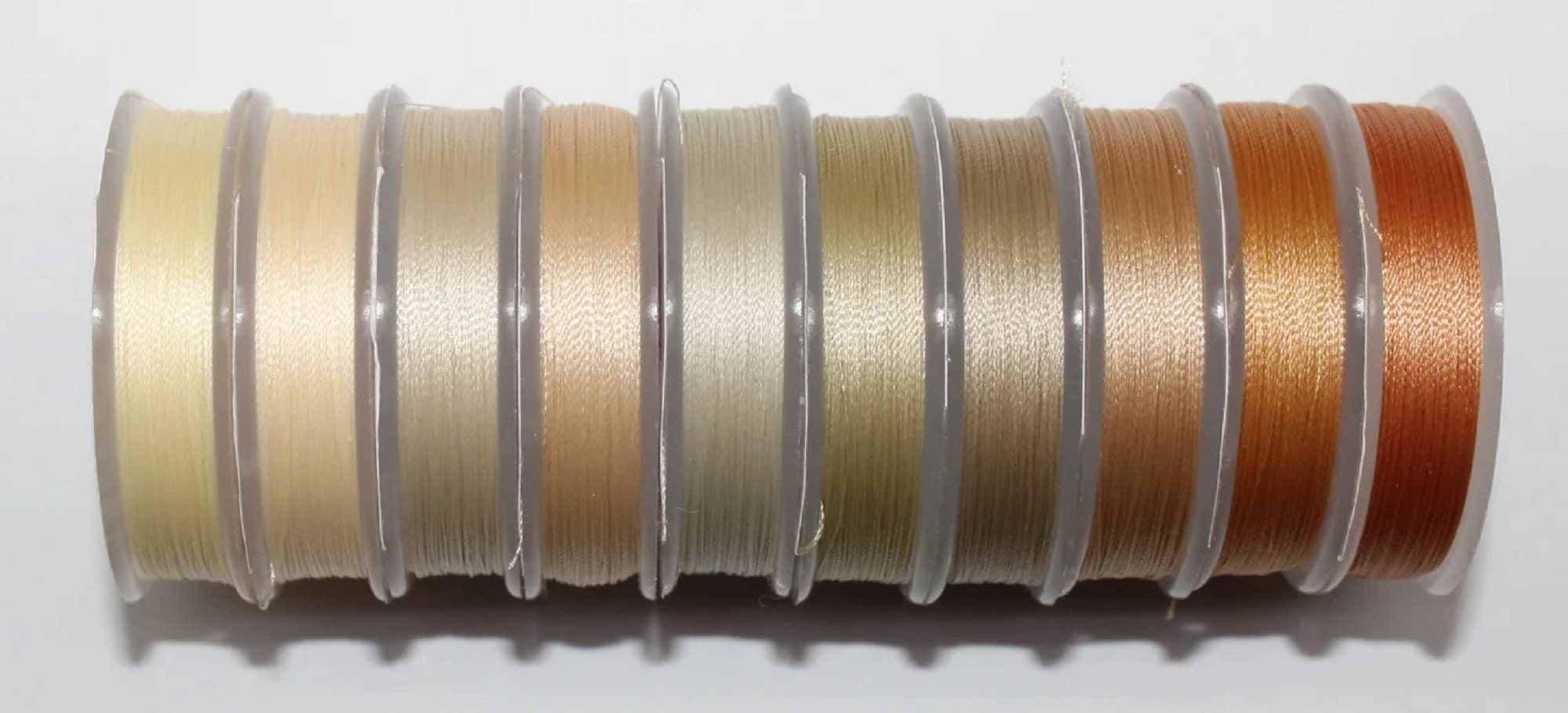 Threads for Embroidery With Beads 1 Set 100 Pcs 10000 Etsy UK