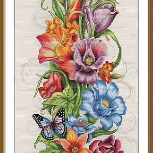 Counted Cross Stitch Kit DIY needlepoint thread Kit Spring Nocturne Background Cross Stitch Kit
