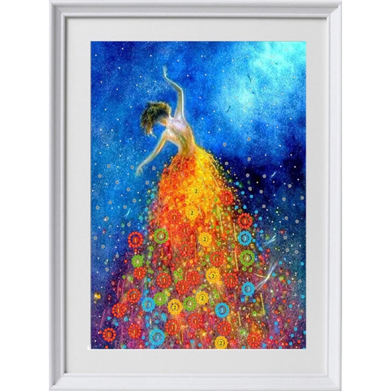 BIG 3d Bead Picture DIY Bead Embroidery Kit Needlepoint Etsy