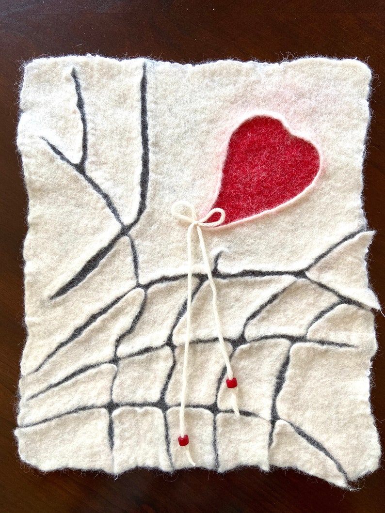 Felted Wall Hanging Home Decor Wall Decor Wall Hanging Etsy