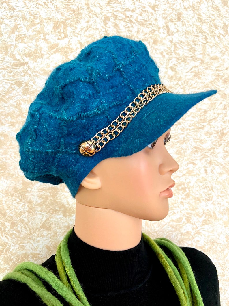 Felted Hat Beret Beret French Beret 