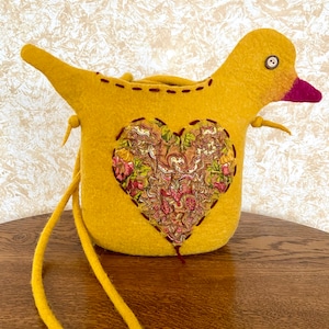 Felted shoulder bag &quot;Chic&quot;, Fancy bag &quot;Chic&quot; Woolen purse, Felted messender, Felted bag, Wool shoulder bag