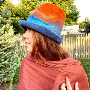 Felted hat, Stylish hat, Wool hat, Felt hat, Elegant hat, Soft hat, Fedoras