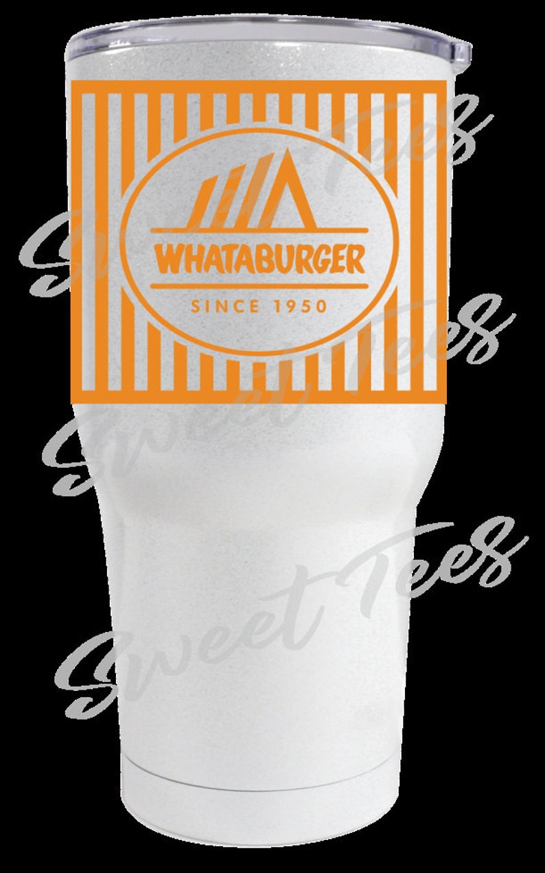 Whataburger PNG SVGWhataburger TumblerWhataburger Cut Etsy